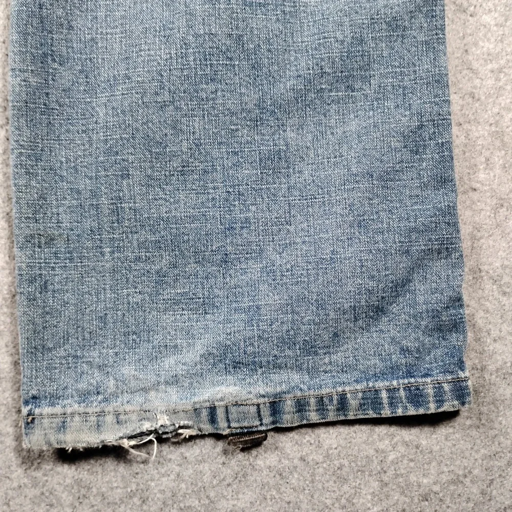 Vintage Cars Jeans Mens 32x33 Blue Medium Wash Utility Double Knee Straight Leg